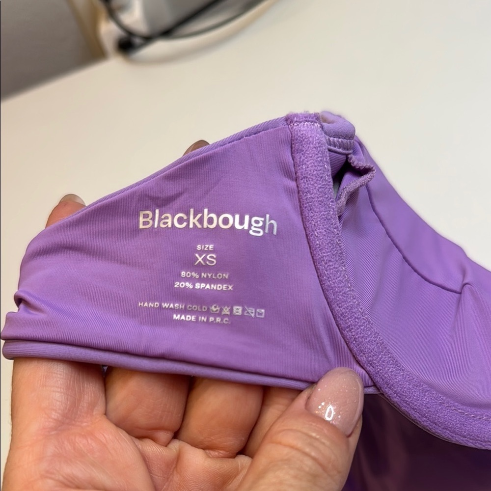 Blackbough Purple Bikini top NWOT - Picture 4 of 4